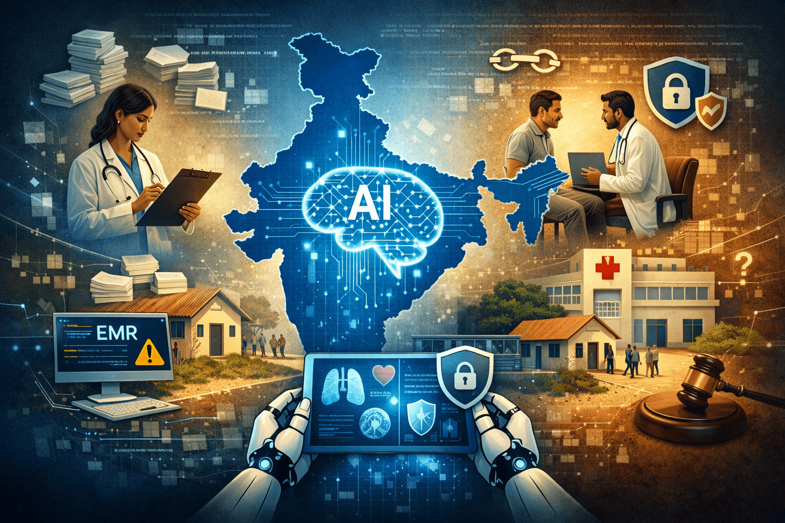 AI in Healthcare in India: The Real Challenges Between Vision and Execution